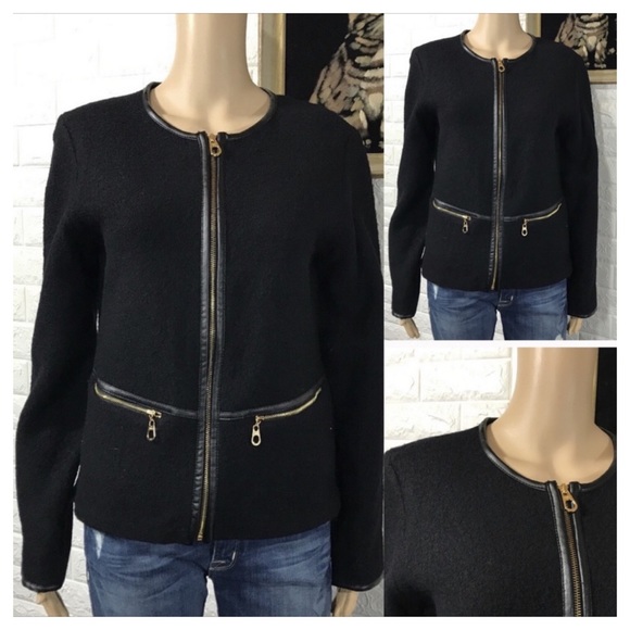 Jones New York Jackets & Blazers - JONES NEW YORK• BLACK SWEATER JACKET